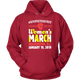 March For Women Washington D.C. Hoodie Stronger Together
