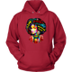 Black History Month Afro Word Art Natural Hair Hoodie - kittentee