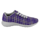 Allardice Scottish Clan Tartan Sneakers Blue For Men & Women - kittentee