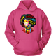 Black History Month Afro Word Art Natural Hair Hoodie - kittentee