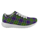 Ayrshire Scottish Clan Tartan Sneakers Blue For Men & Women - kittentee