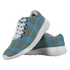 Agnew Ancient Scottish Clan Tartan Sneakers Blue For Men & Women
