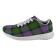 Blair Modern Scottish Clan Tartan Sneakers Blue For Men & Women