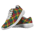 Buchanan Scottish Clan Tartan Sneakers Blue For Men & Women