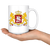 Alternate Coat Of Arms Georgia Coffee Mug - Size 15oz