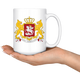 Alternate Coat Of Arms Georgia Coffee Mug - Size 15oz
