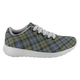Campbell Faded Scottish Clan Tartan Sneakers Blue For Men & Women