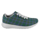 Broun Scottish Clan Tartan Sneakers Green For Men & Women