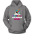 Girls Kids Unicorns Rainbow Are Born In April Birthday Hoodie
