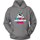 Girls Kids Unicorns Rainbow Are Born In April Birthday Hoodie
