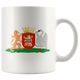 Alblasserwaard En De Landen Van Arkel Beneden De Zouwe Wapen Coffee Mug - Size 11oz