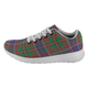 Adam Ancient Scottish Clan Tartan Sneakers Blue For Men & Women - kittentee