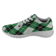 Argyle Diagonal Diamond Scottish Clan Tartan Sneakers Blue For Men & Women - kittentee
