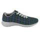 Baird Scottish Clan Tartan Sneakers Blue For Men & Women - kittentee