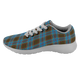 Anderson Scottish Clan Tartan Sneakers Blue For Men & Women - kittentee