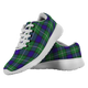 Alexander Scottish Clan Tartan Sneakers Blue For Men & Women - kittentee