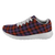 Broun Modern Scottish Clan Tartan Sneakers Blue For Men & Women