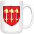 Arms Of Clan Skene Of Skene Coffee Mug - Size 15oz