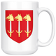 Arms Of Clan Skene Of Skene Coffee Mug - Size 15oz