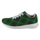 Beveridge Scottish Clan Tartan Sneakers Blue For Men & Women - kittentee