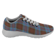 Anderson Modern Scottish Clan Tartan Sneakers Blue For Men & Women - kittentee