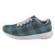 Angus Ancient Scottish Clan Tartan Sneakers Blue For Men & Women - kittentee