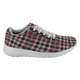 Borthwick Ancient Scottish Clan Tartan Sneakers Blue For Men & Women