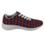 Broun Modern Scottish Clan Tartan Sneakers Blue For Men & Women