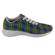 Arnott Scottish Clan Tartan Sneakers Blue For Men & Women - kittentee