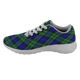 Abercrombie Hunting Scottish Clan Tartan Sneakers Blue For Men & Women - kittentee