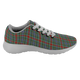 Bisset Scottish Clan Tartan Sneakers Blue For Men & Women - kittentee