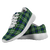 Blackadder Scottish Clan Tartan Sneakers Blue For Men & Women - kittentee