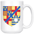 Arms Of Arthur Plantagenet,1st Viscount Lisle Coffee Mug - Size 15oz