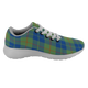 Barclay Hunting Ancient Scottish Clan Tartan Sneakers Blue For Men & Women - kittentee