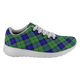 Armstrong Scottish Clan Tartan Sneakers Blue For Men & Women - kittentee