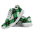 Argyle Diagonal Diamond Scottish Clan Tartan Sneakers Blue For Men & Women - kittentee