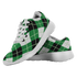Argyle Diagonal Diamond Scottish Clan Tartan Sneakers Blue For Men & Women