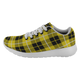 Barclay Dress Modern Scottish Clan Tartan Sneakers Blue For Men & Women - kittentee