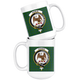 Agnew Hunting Clan Badge Coffee Mug - Size 15oz