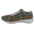 Caledonia Ancient Scottish Clan Tartan Sneakers Blue For Men & Women