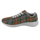 Caledonia Ancient Scottish Clan Tartan Sneakers Blue For Men & Women