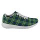 Blackadder Scottish Clan Tartan Sneakers Blue For Men & Women - kittentee