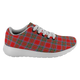 Binning Scottish Clan Tartan Sneakers Blue For Men & Women - kittentee