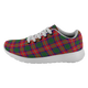 Belshes Scottish Clan Tartan Sneakers Blue For Men & Women - kittentee