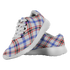 Boswell Modern Scottish Clan Tartan Sneakers Blue For Men & Women
