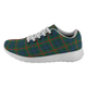 Aiton Scottish Clan Tartan Sneakers Blue For Men & Women - kittentee