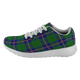 Carmichael Modern Scottish Clan Tartan Sneakers Blue For Men & Women